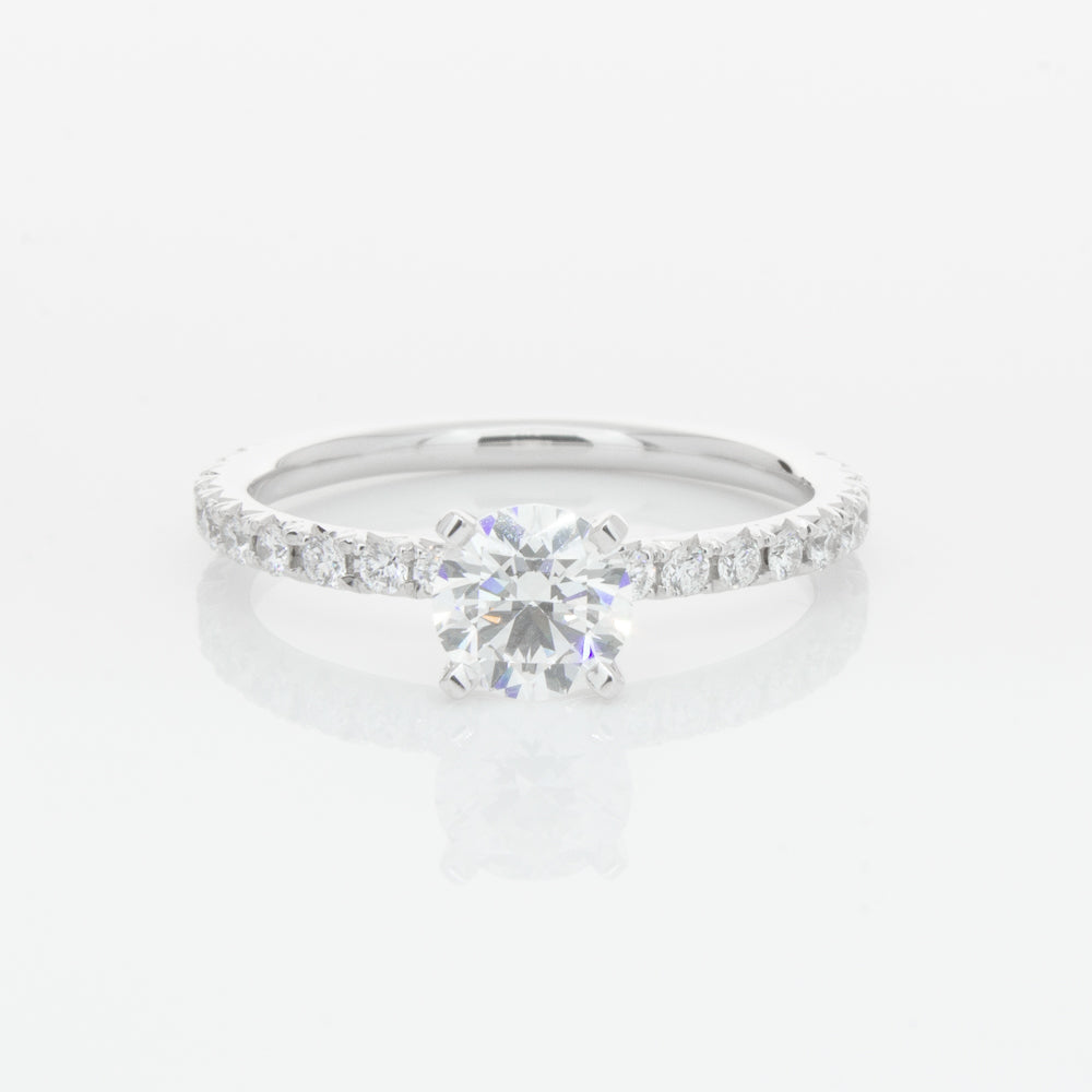 18ct White Gold .70ct Diamond Comet Ring