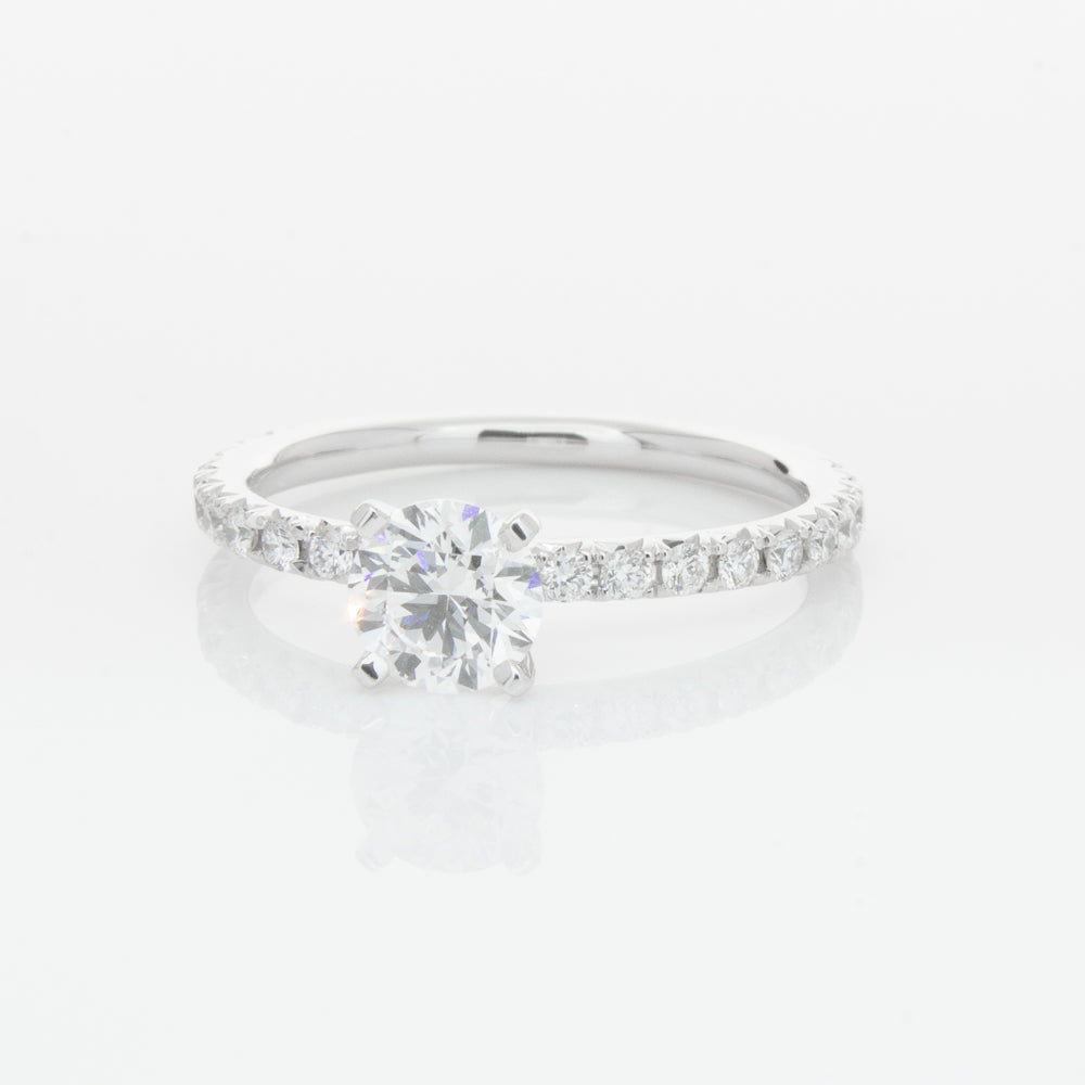 18ct White Gold .70ct Diamond Comet Ring