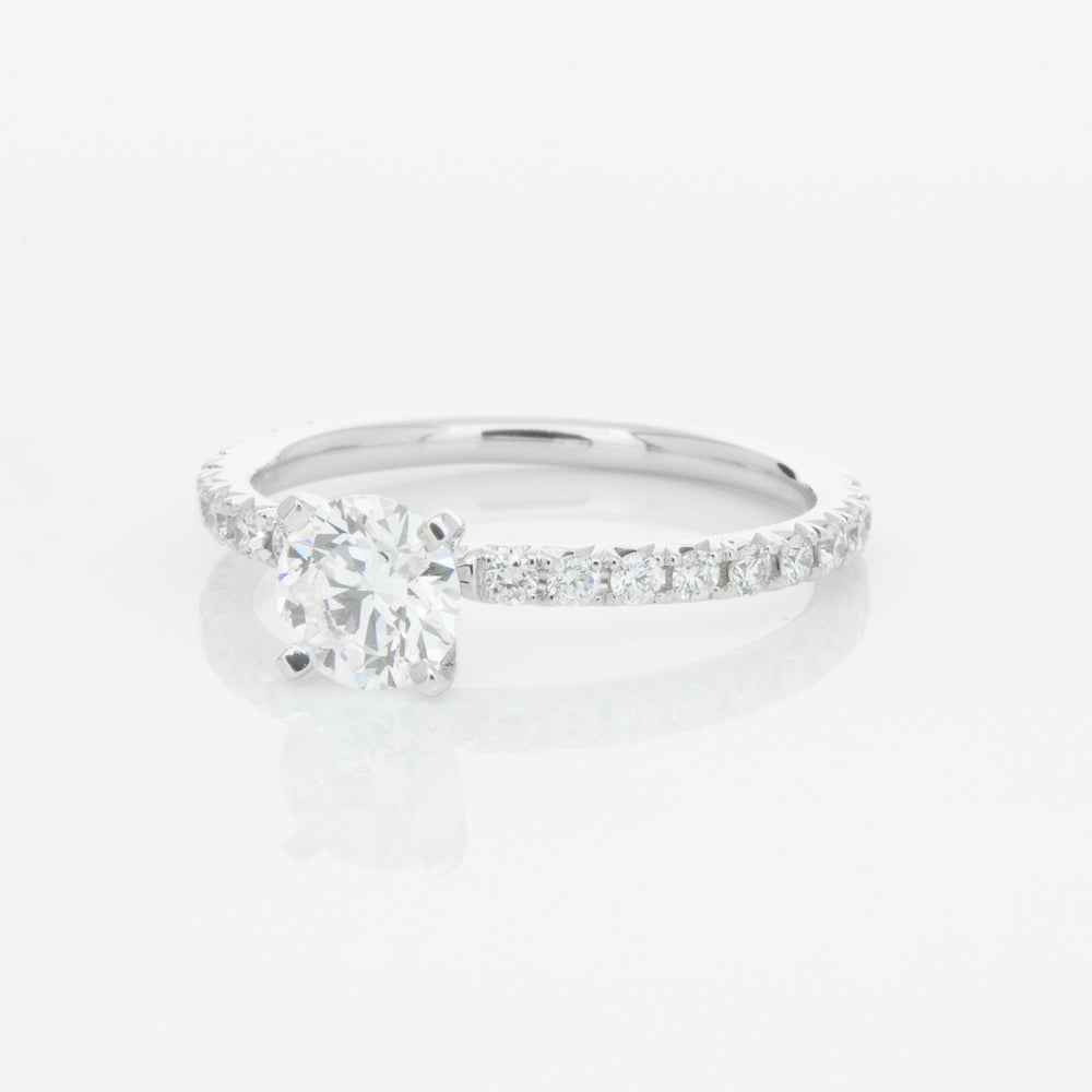 18ct White Gold .70ct Diamond Comet Ring