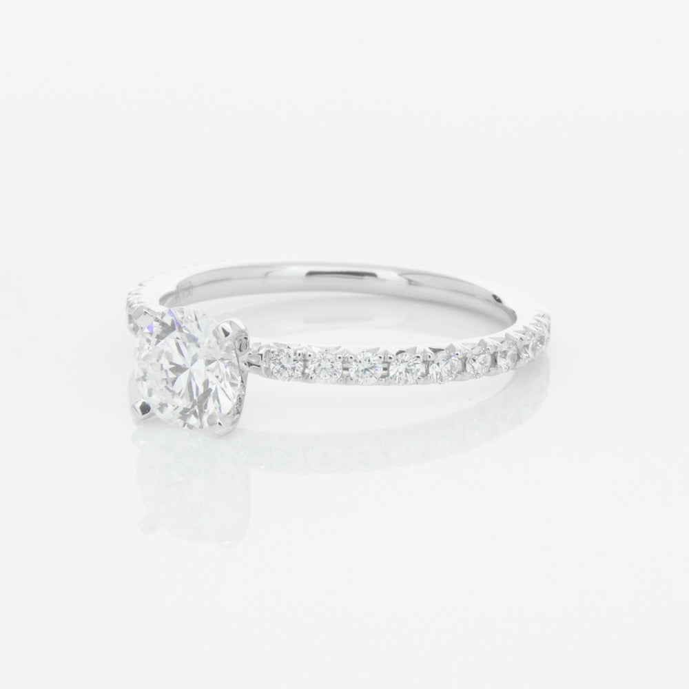 18ct White Gold .70ct Diamond Comet Ring