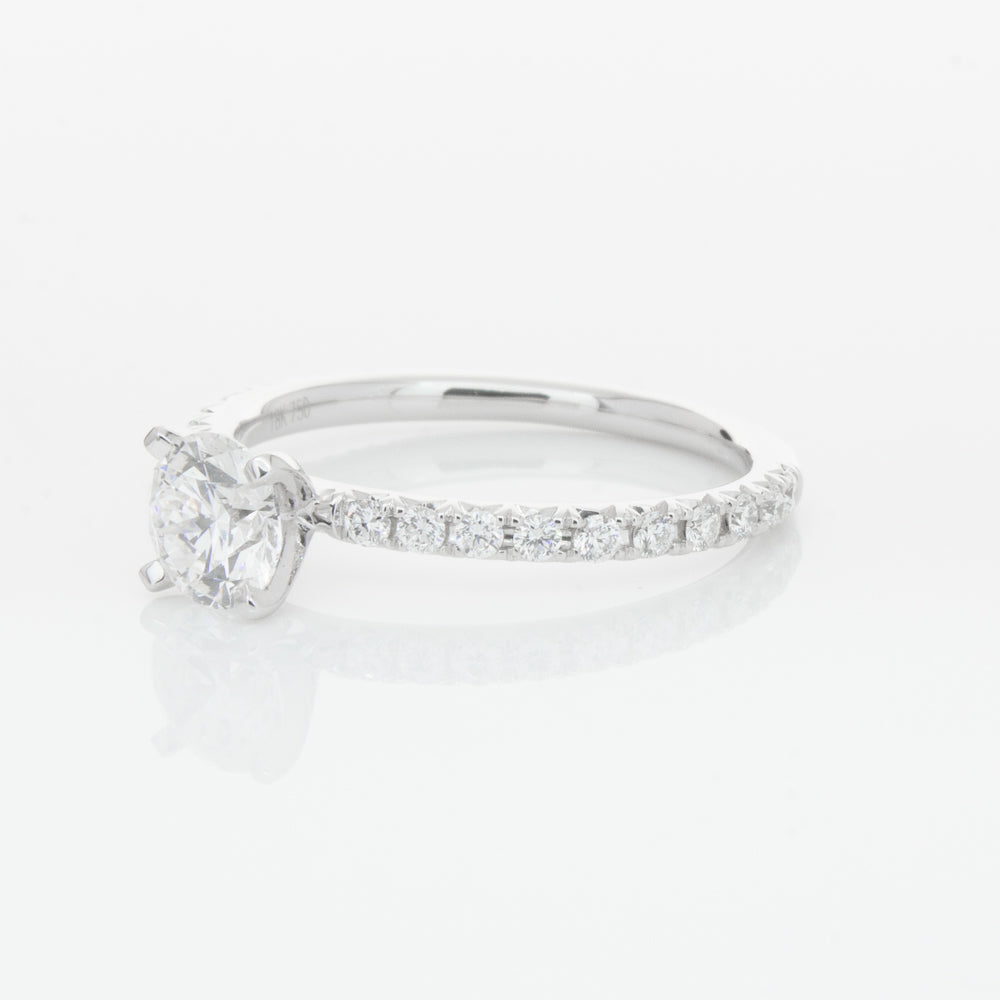 18ct White Gold .70ct Diamond Comet Ring