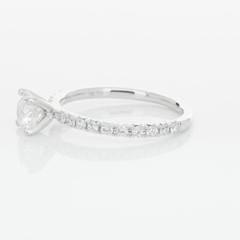 18ct White Gold .70ct Diamond Comet Ring