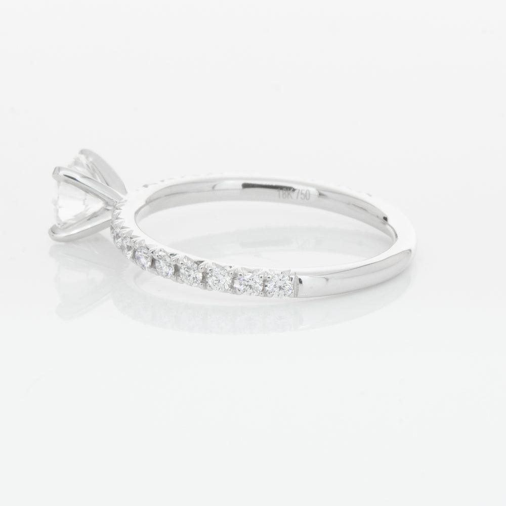 18ct White Gold .70ct Diamond Comet Ring