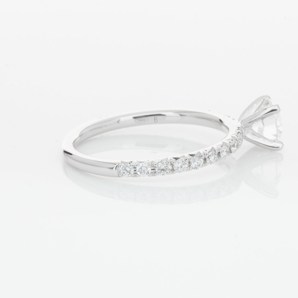 18ct White Gold .70ct Diamond Comet Ring