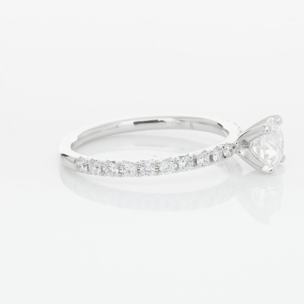 18ct White Gold .70ct Diamond Comet Ring