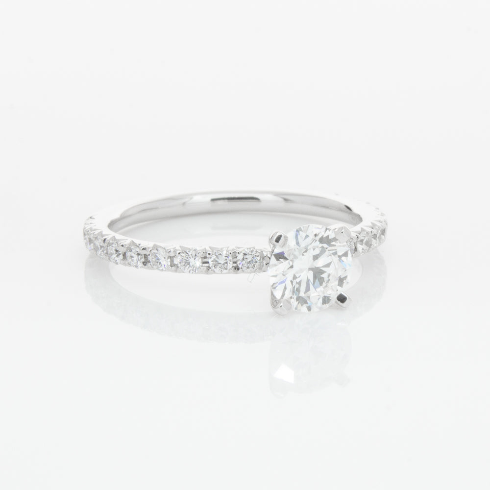 18ct White Gold .70ct Diamond Comet Ring