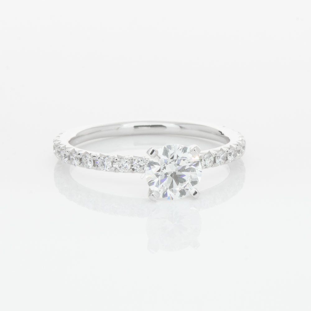 18ct White Gold .70ct Diamond Comet Ring