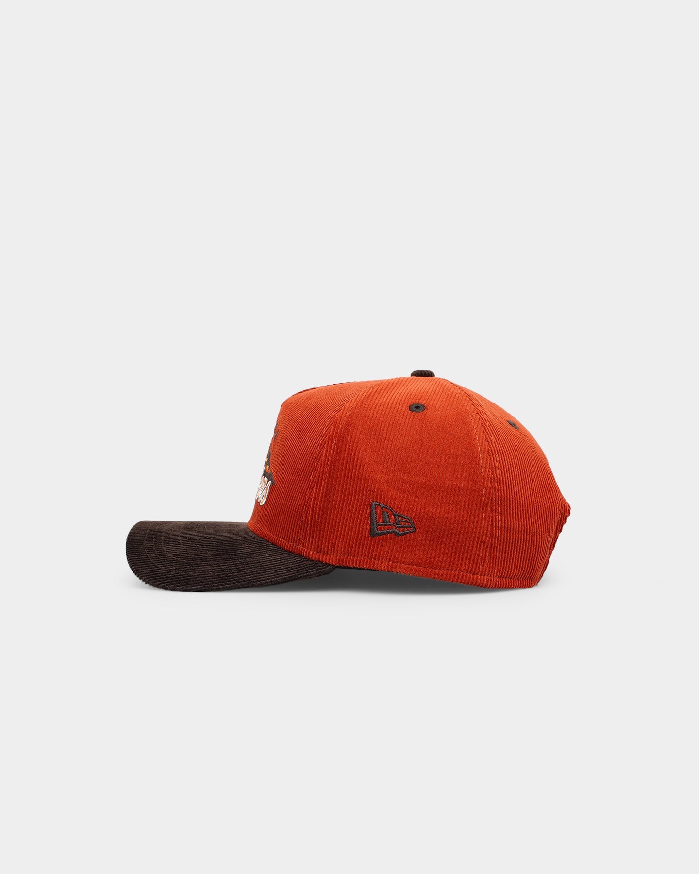 New Era Tacoma Rainiers 'Pumpkin Spice Corduroy' 9FORTY A-Frame Snapback Copper/Brown