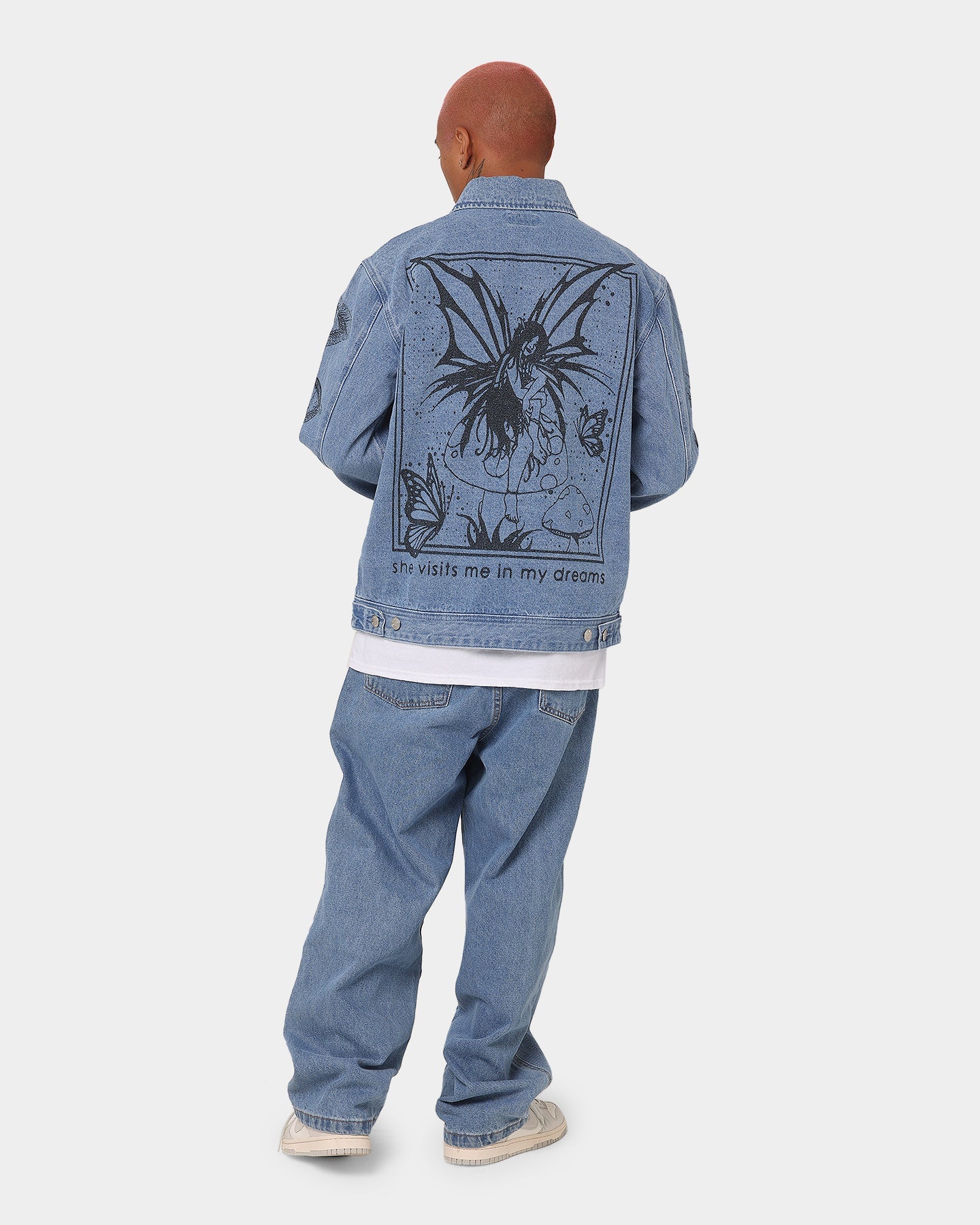 Obey Obey Dreams Denim Jacket Light Indigo