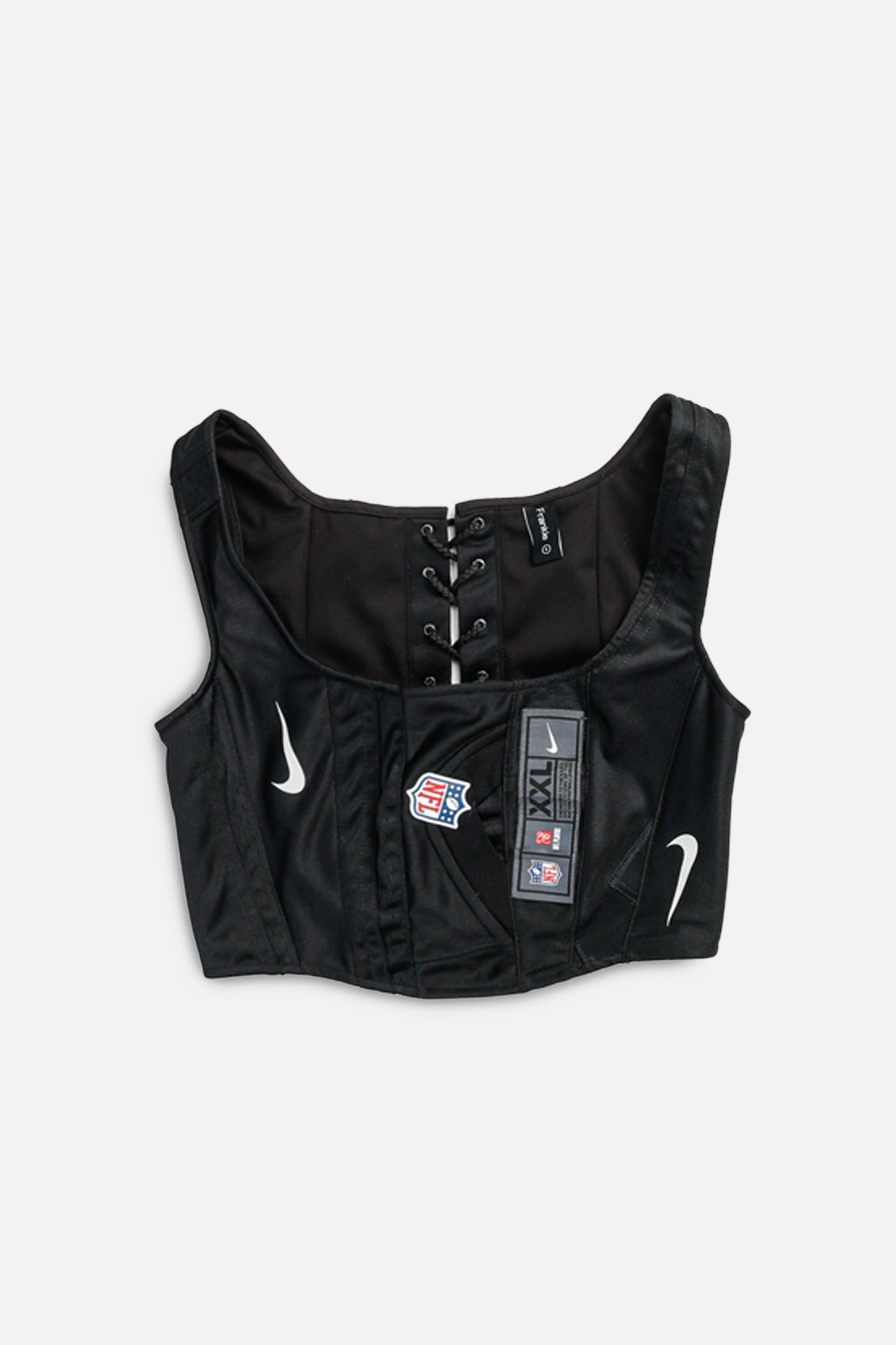 Rework Las Vegas Raiders NFL Corset - S