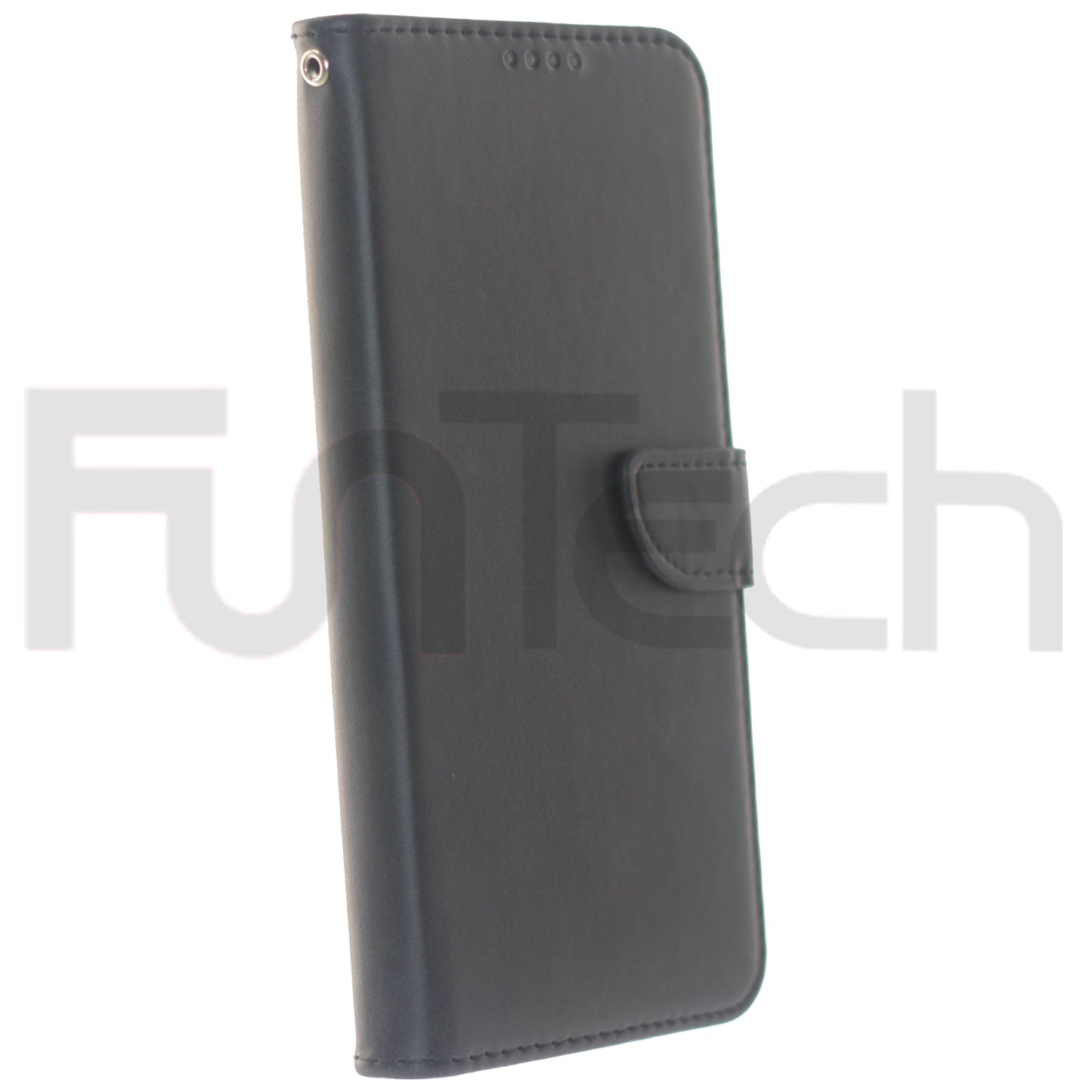 Oppo Find X3 Light 5G, Leather Wallet Case, Color Black.