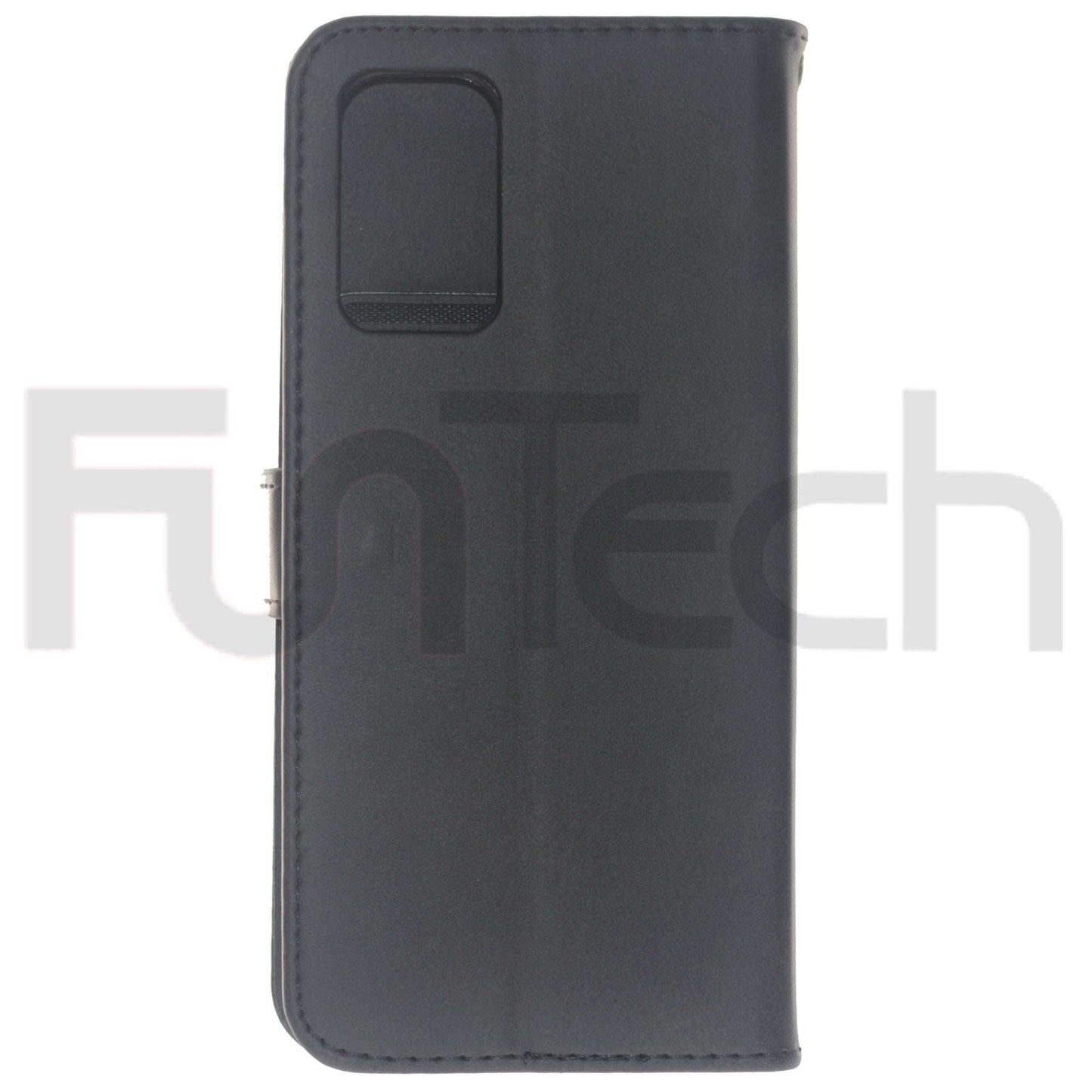 Oppo Find X3 Light 5G, Leather Wallet Case, Color Black.