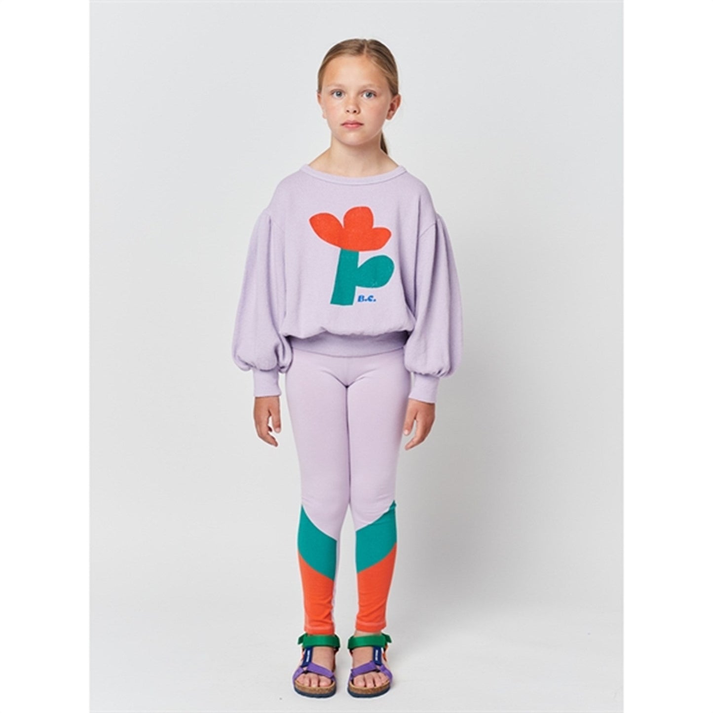 Bobo Choses Lavender Sea Flower Sweatshirt