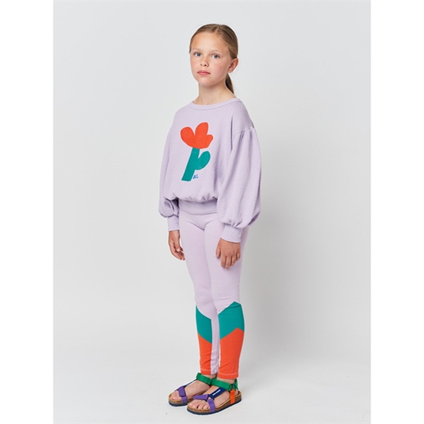 Bobo Choses Lavender Sea Flower Sweatshirt