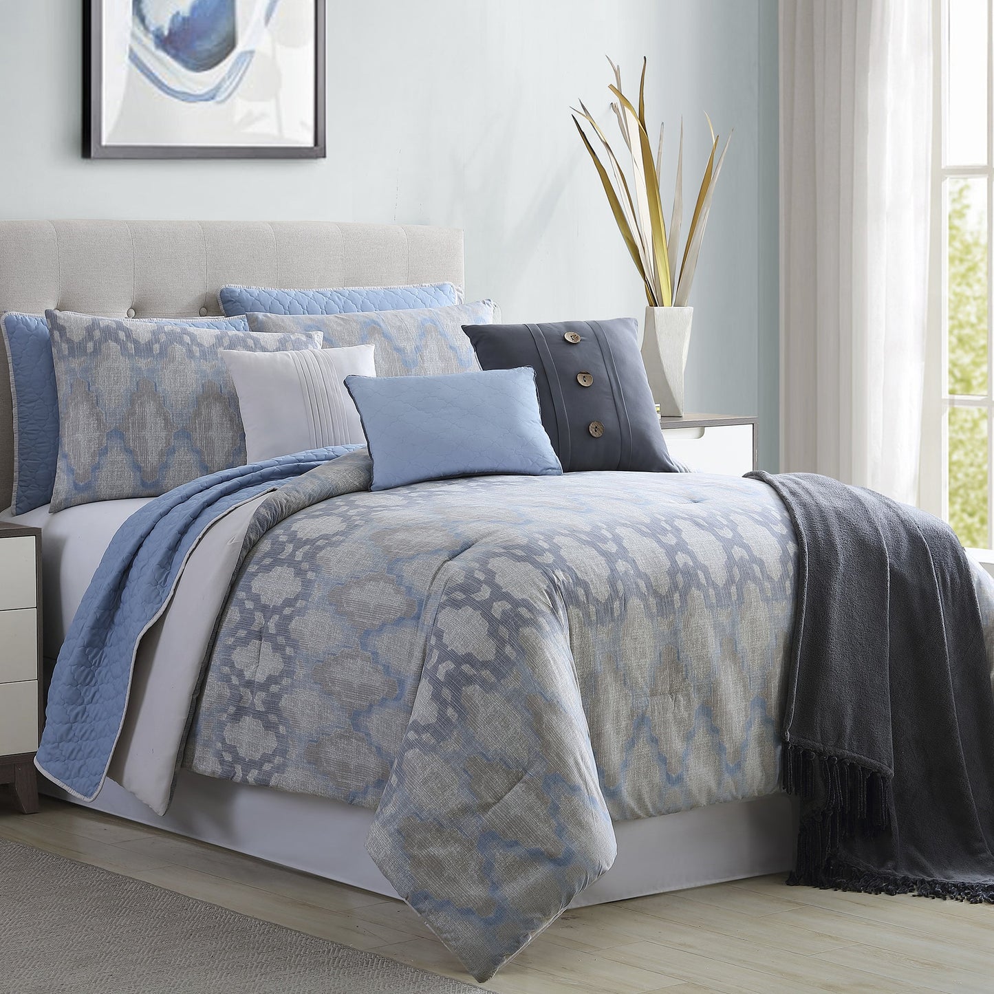 Modern Threads Radiance 10-Piece Comforter and Coverlet Set