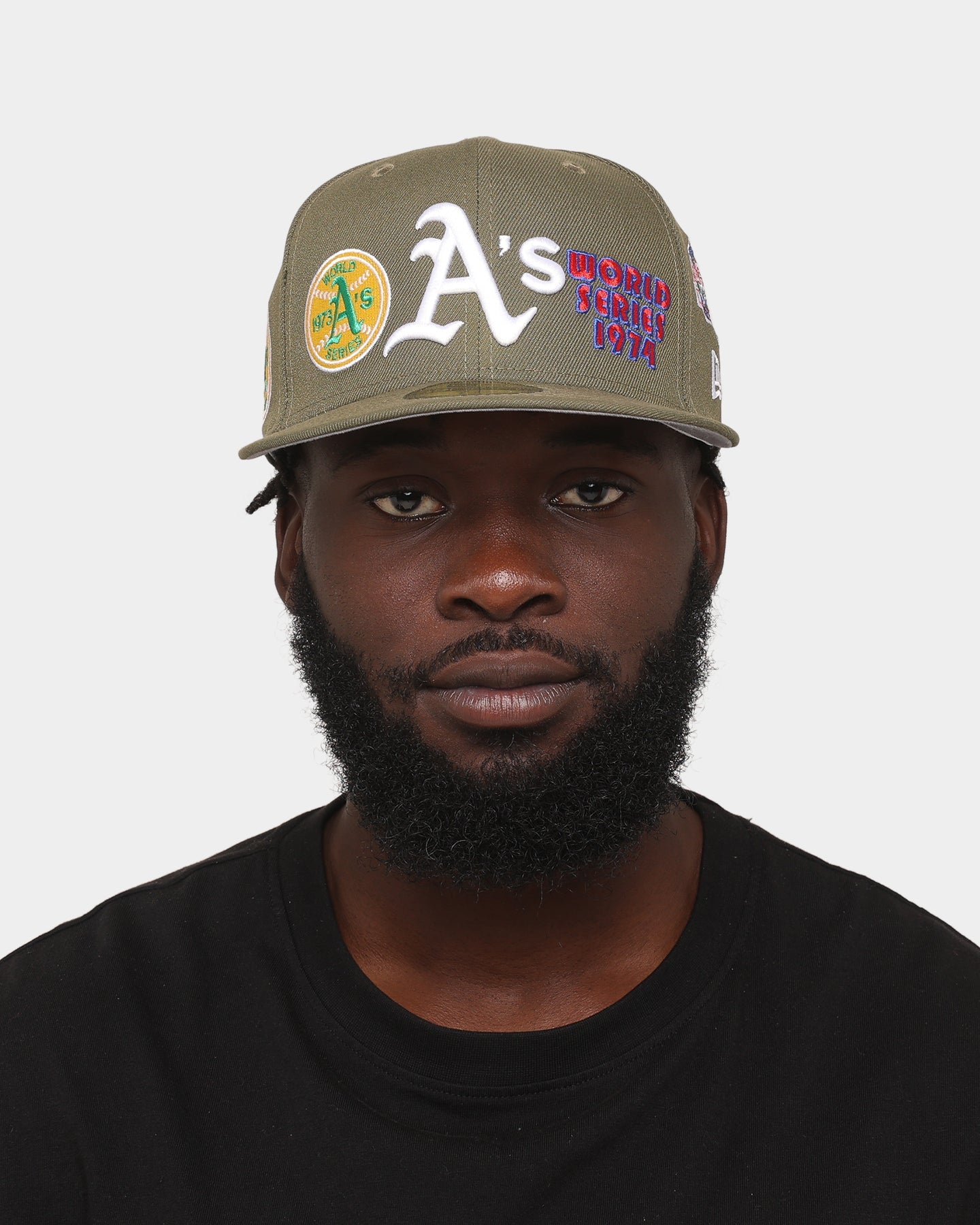 New Era Oakland Athletics 'Olive Multi Logo' 59FIFTY Fitted Olive/OTC