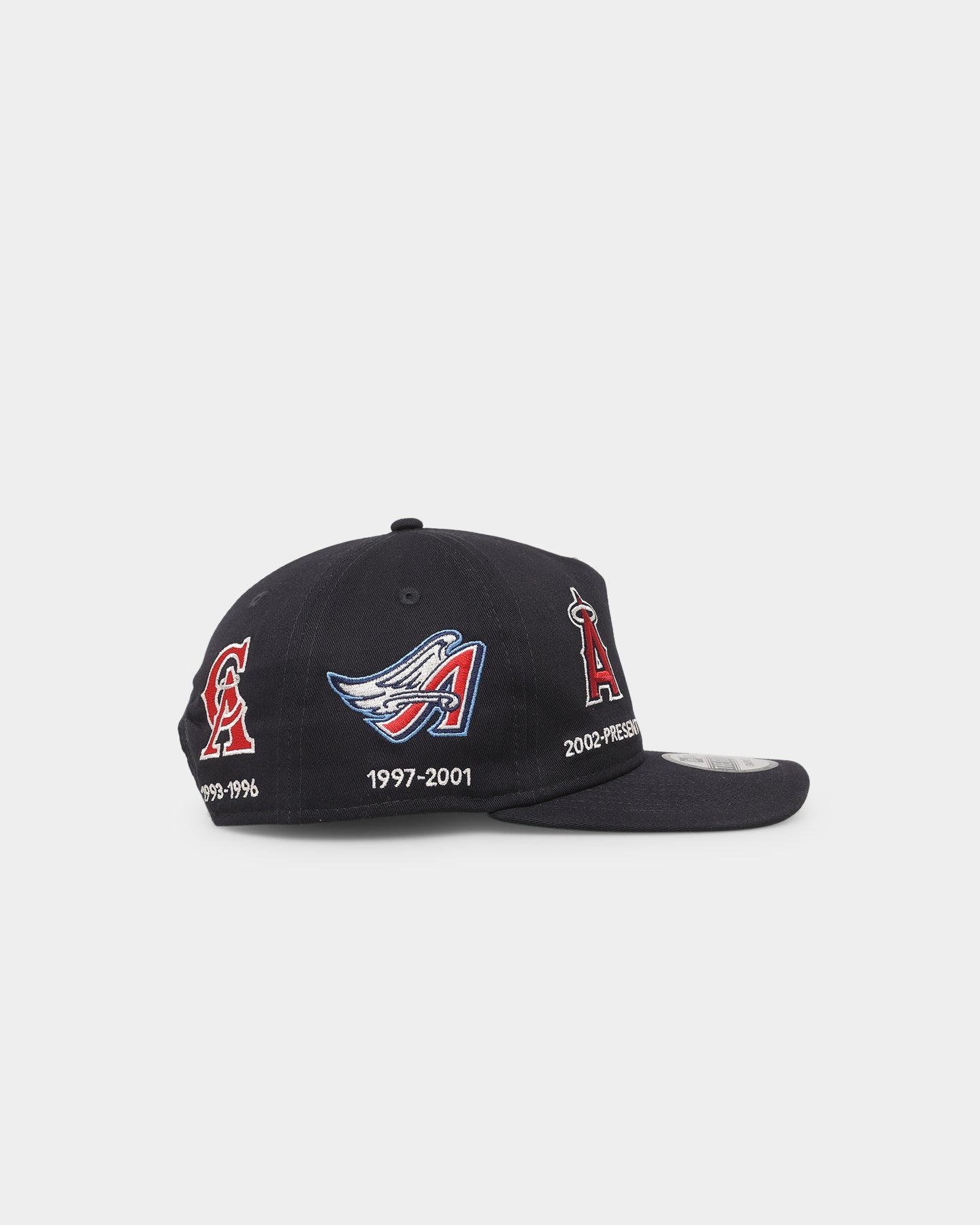 New Era Anaheim Angels 'Logo Evolution' Golfer Snapback Collection Navy