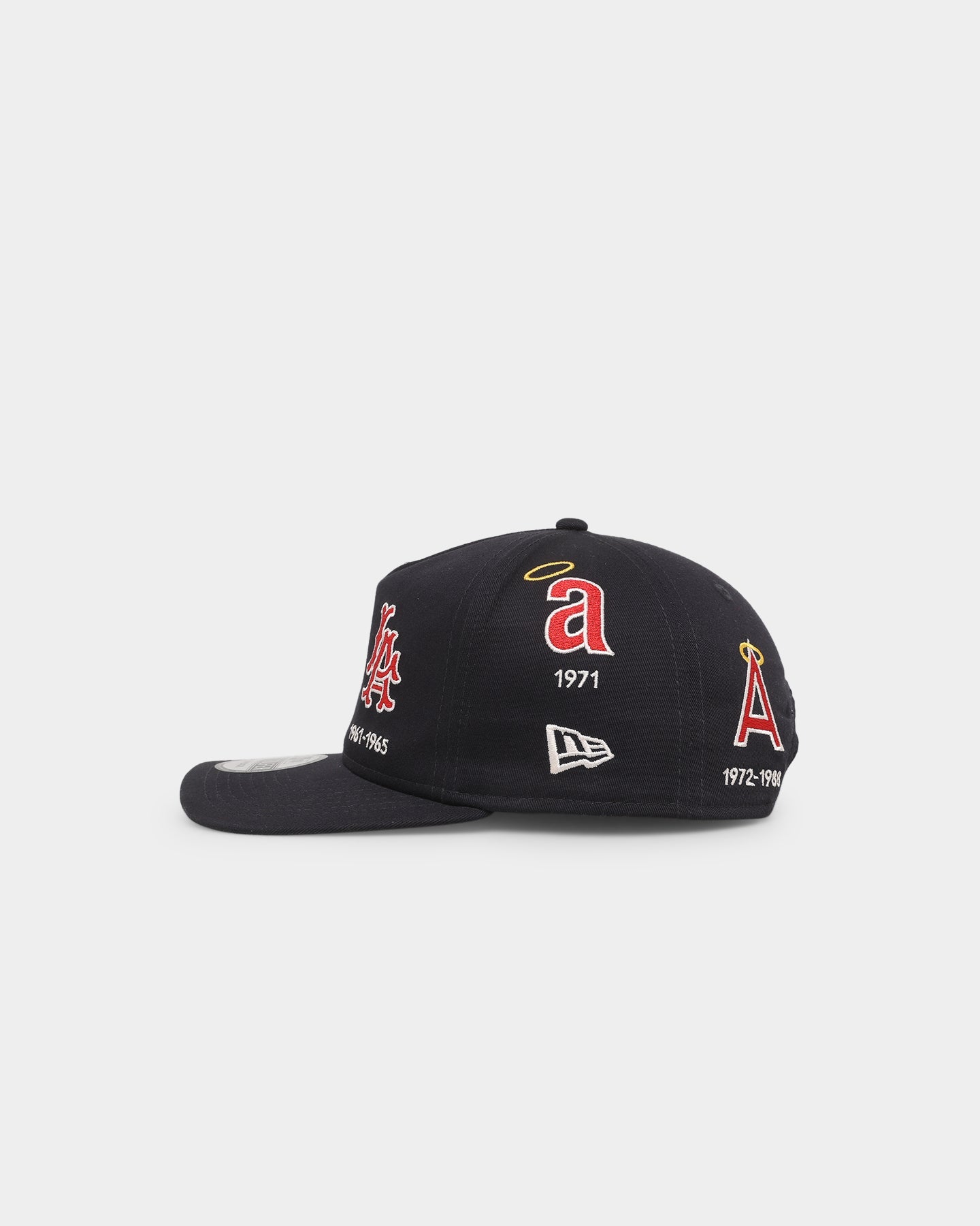 New Era Anaheim Angels 'Logo Evolution' Golfer Snapback Collection Navy