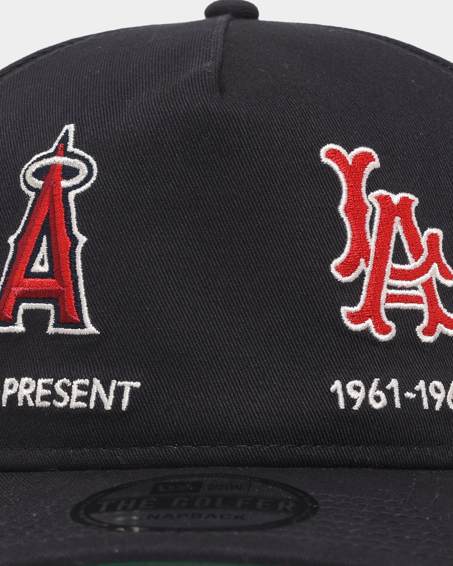 New Era Anaheim Angels 'Logo Evolution' Golfer Snapback Collection Navy