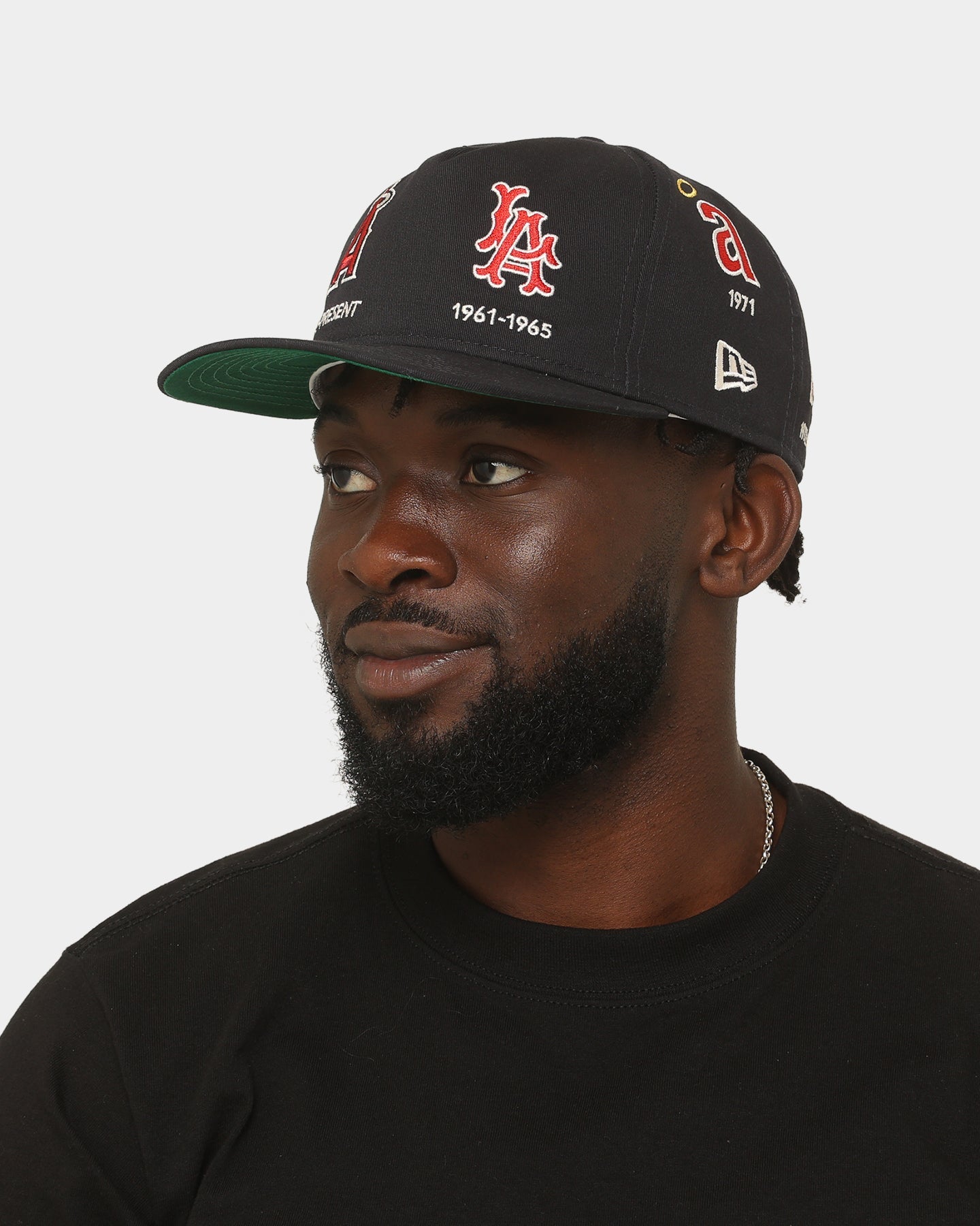 New Era Anaheim Angels 'Logo Evolution' Golfer Snapback Collection Navy