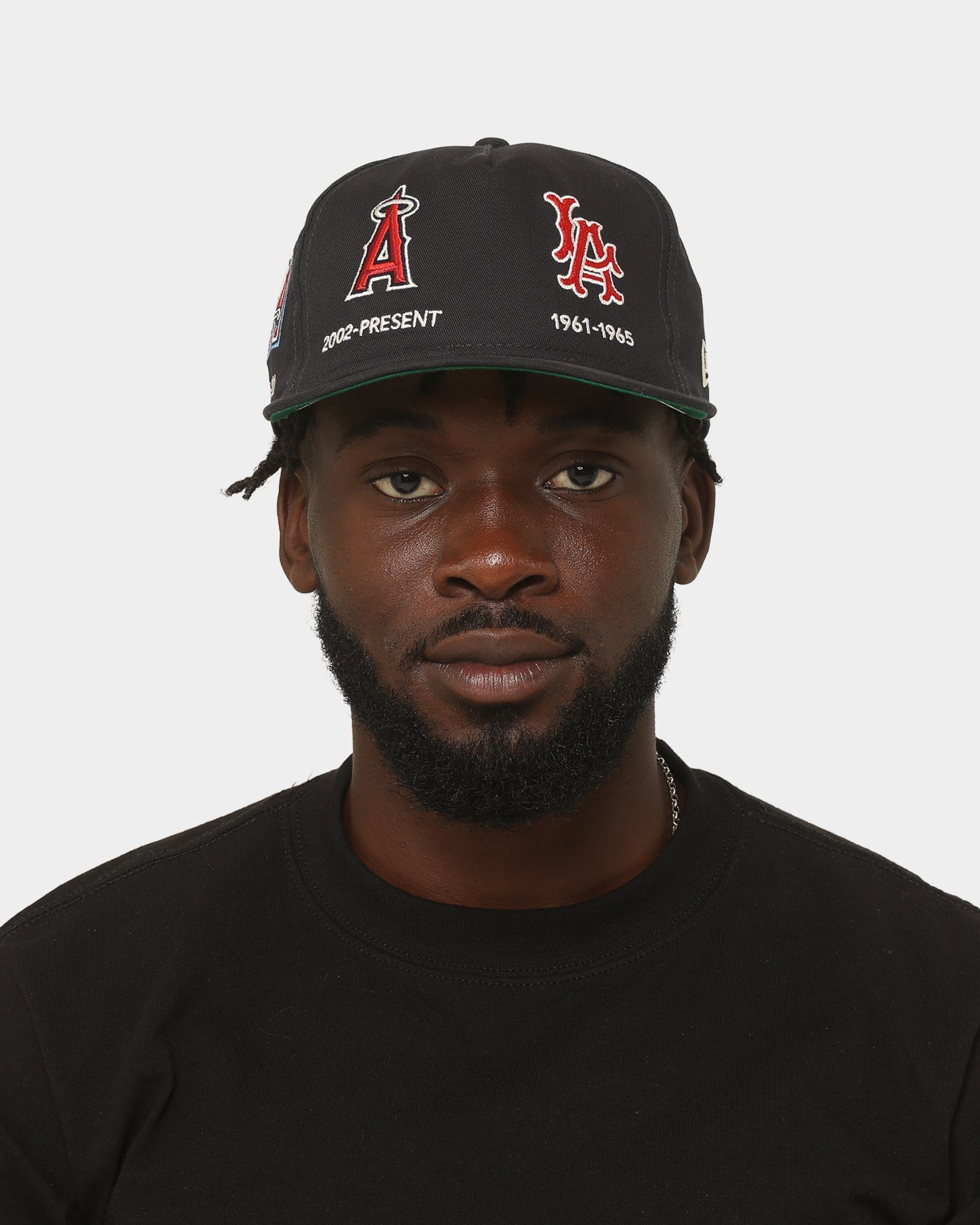 New Era Anaheim Angels 'Logo Evolution' Golfer Snapback Collection Navy