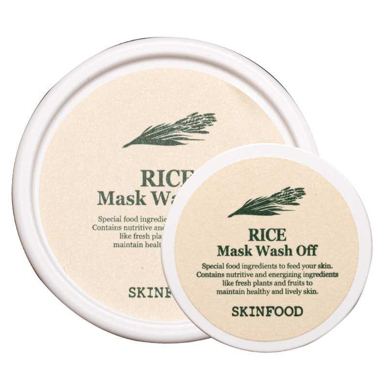 SKIN FOOD Rice Wash-Off Face Mask Set [Limited Edition] مجموعه ماسك الرز باصدار محدود