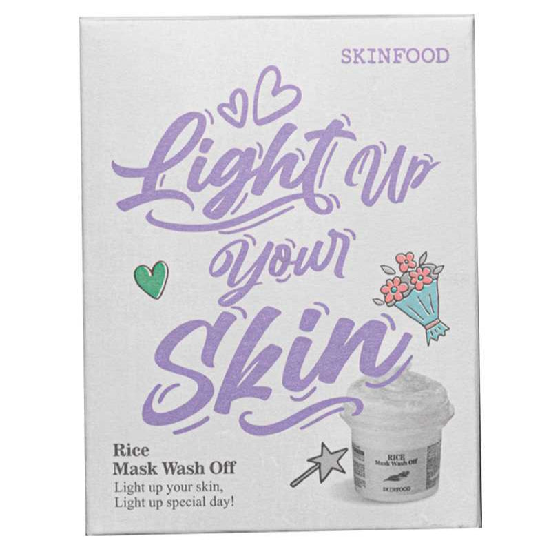 SKIN FOOD Rice Wash-Off Face Mask Set [Limited Edition] مجموعه ماسك الرز باصدار محدود