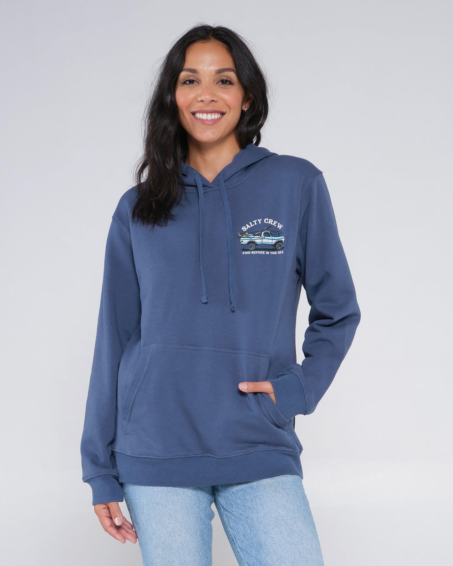 Baja Days Blue Steel Hoody