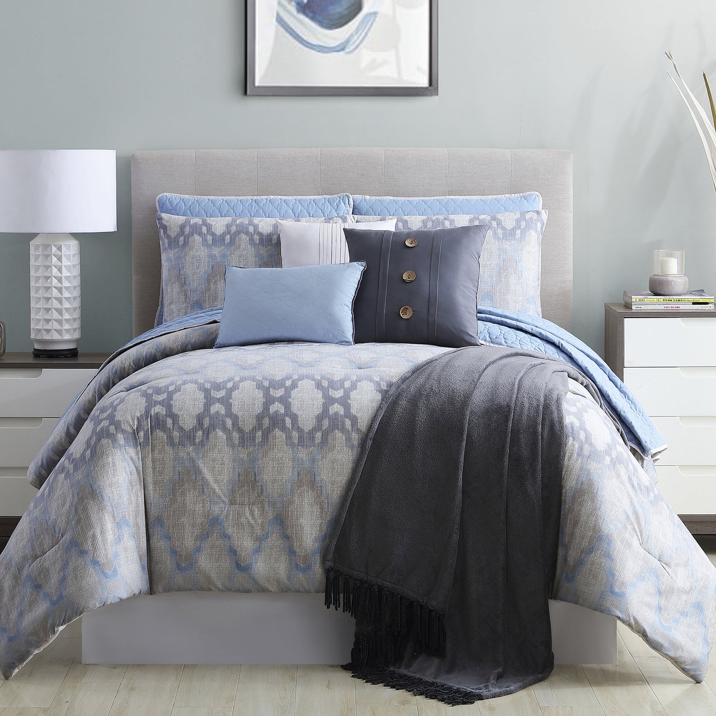 Modern Threads Radiance 10-Piece Comforter and Coverlet Set