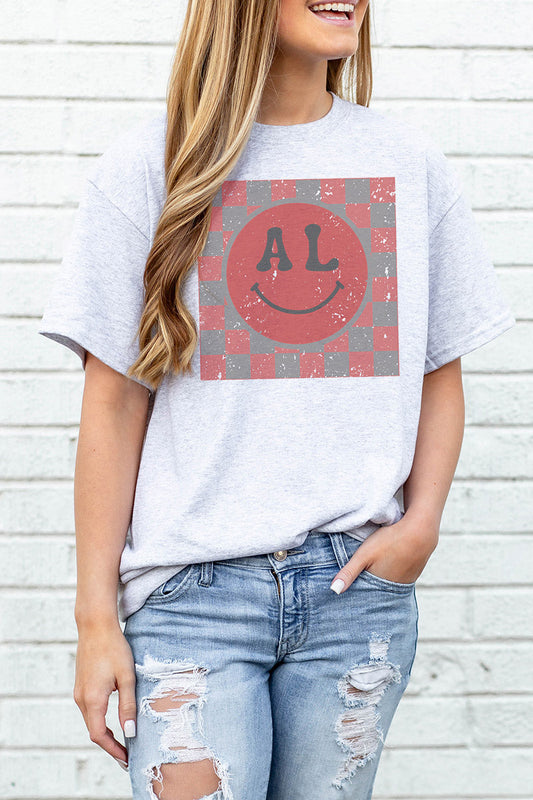 Checkerboard Happy AL Dri-Power 50/50 Tee