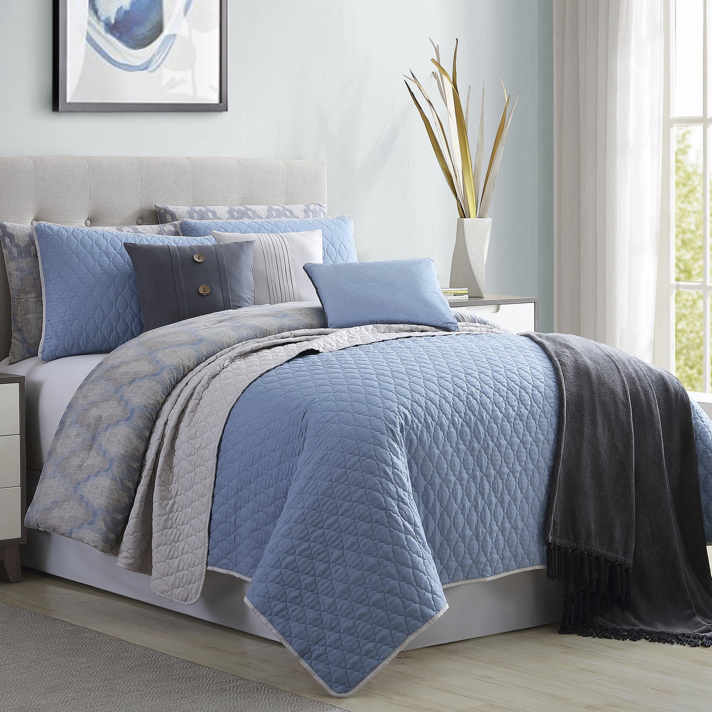 Modern Threads Radiance 10-Piece Comforter and Coverlet Set