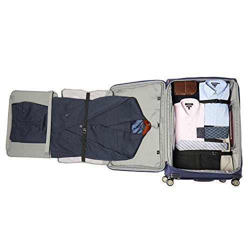 Travelpro Luggage Crew 11 29" Expandable Spinner Suitcase with Suiter, Patriot Blue