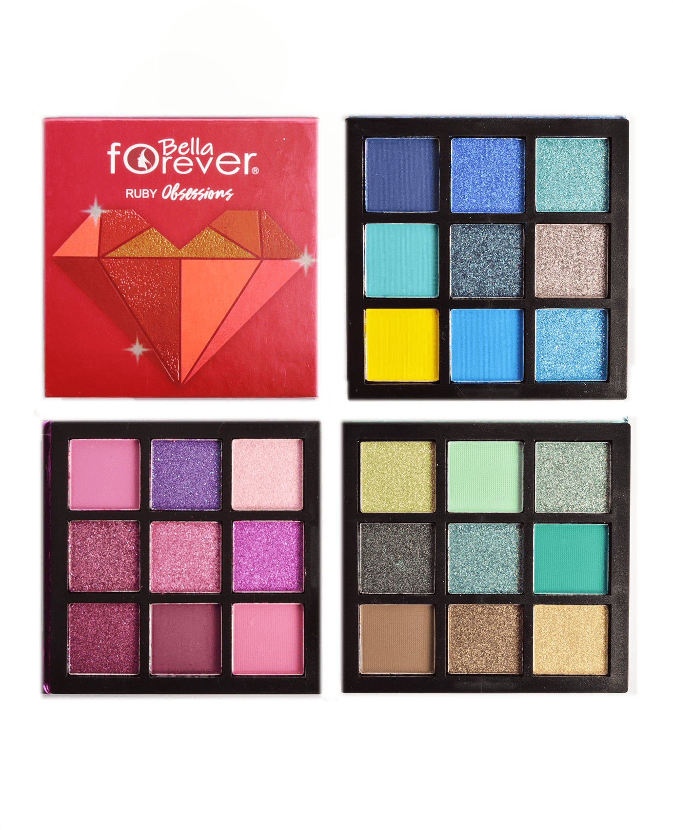 Bella Forever Heart Obsessions Collection Eyeshadow Palette- Sapphire