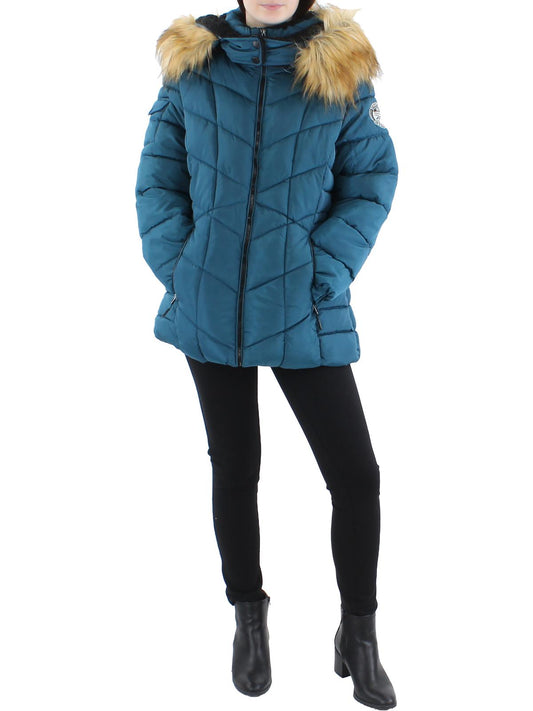 Womens Short Cold Weather Puffer Jacket