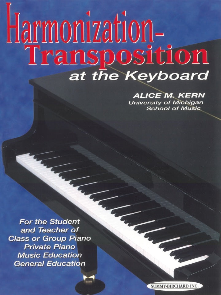 Harmonization-Transposition at the Keyboard: Piano Theory Supplement 1st Edition  PDF BOOK