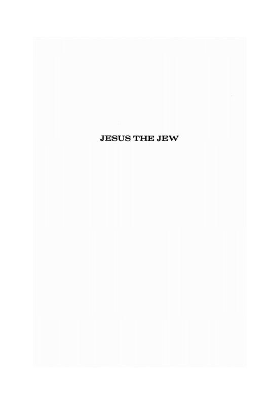 Electronic book PDF   Jesus the Jew What Does it Mean that Jesus is a Jew? Israel and the Palestinians