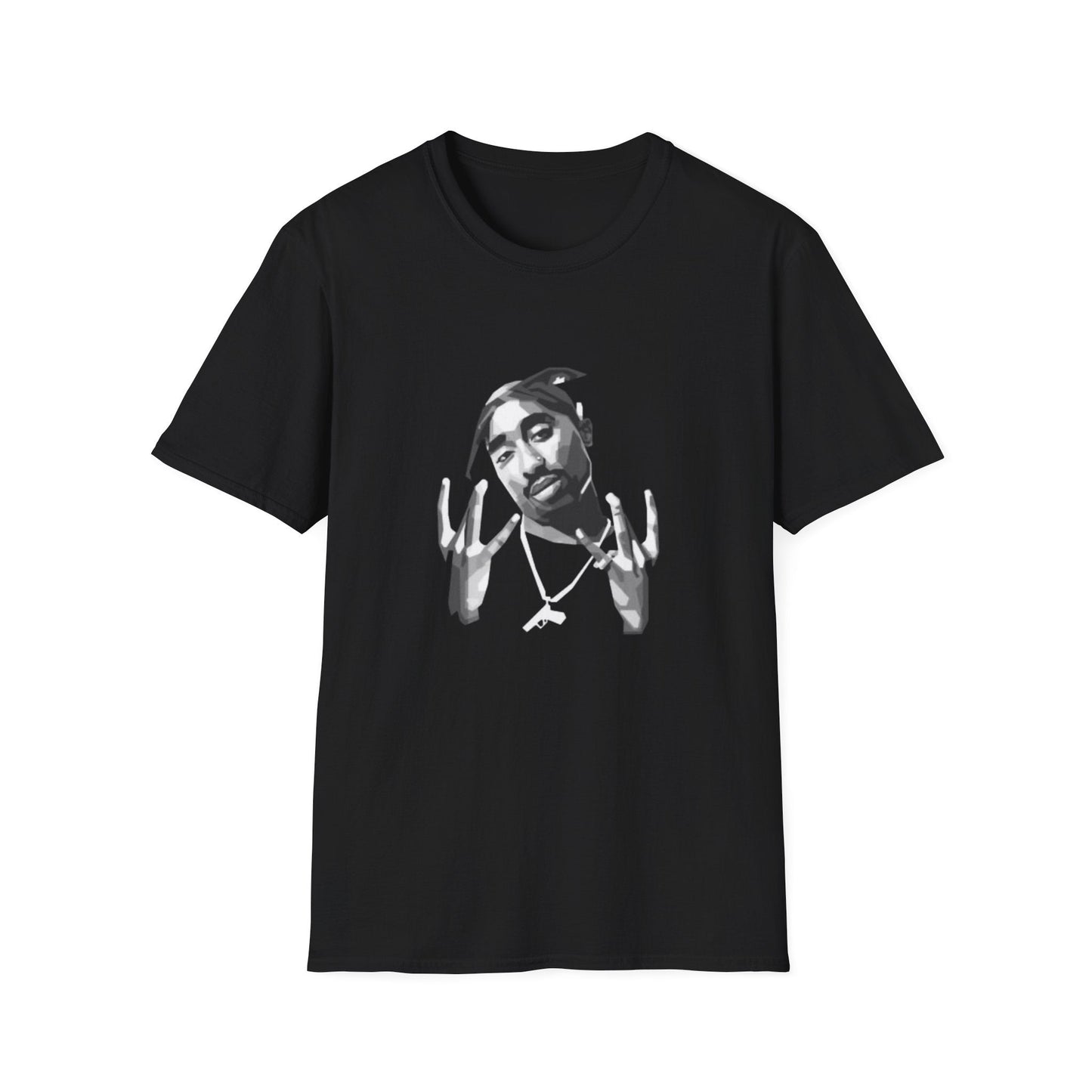 2 pac west side Unisex Softstyle T-Shirt