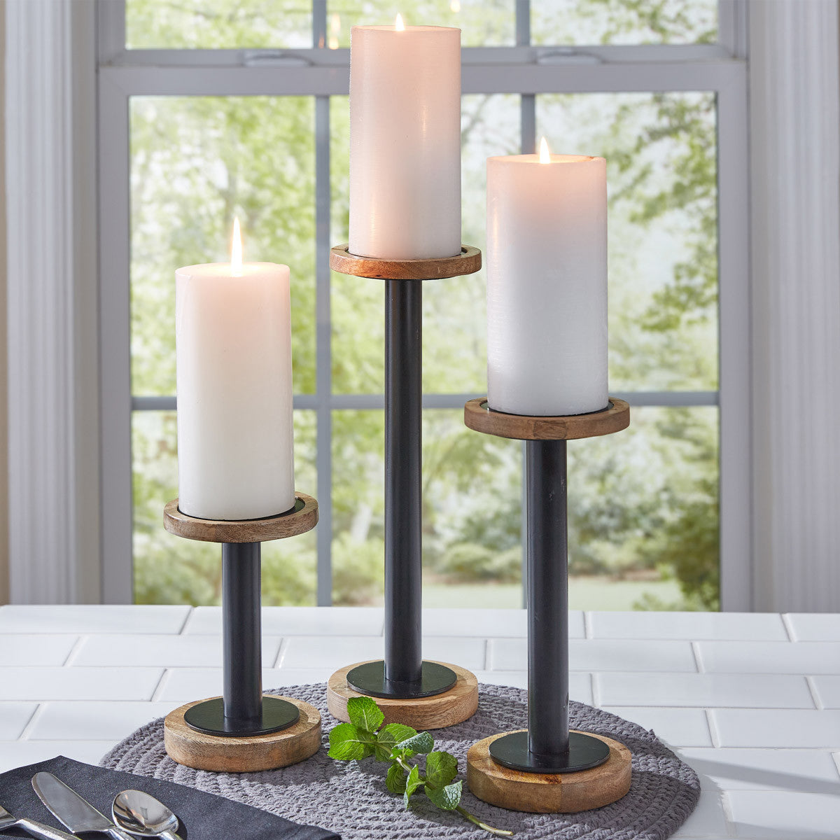 Urban Farmhouse Candle Holder Medium