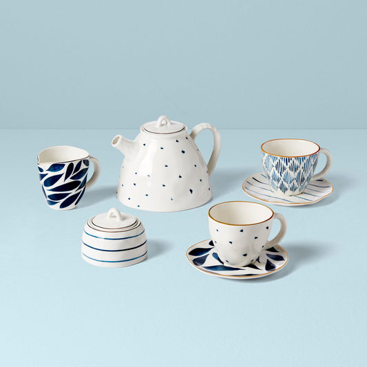 Blue Bay 9-Piece Tea Set