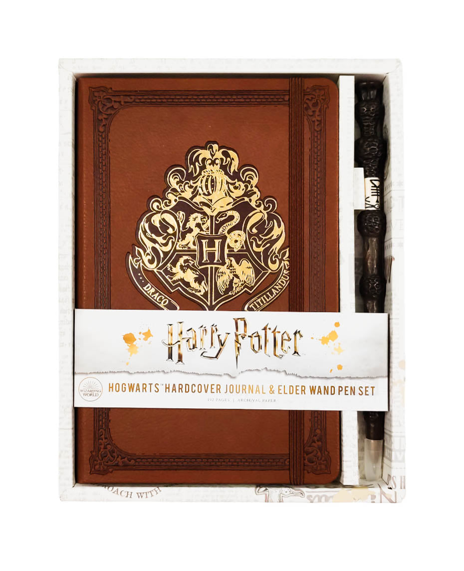 Harry Potter: Hogwarts Hardcover Journal and Elder Wand Pen Set