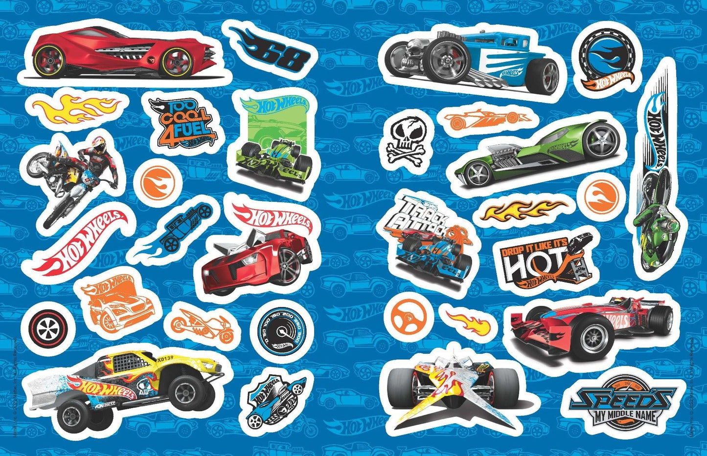 Hot Wheels Activity Book with Stickers - An Activity Book for Kids Ages 2+ (English)