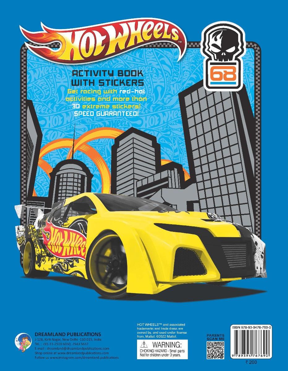 Hot Wheels Activity Book with Stickers - An Activity Book for Kids Ages 2+ (English)