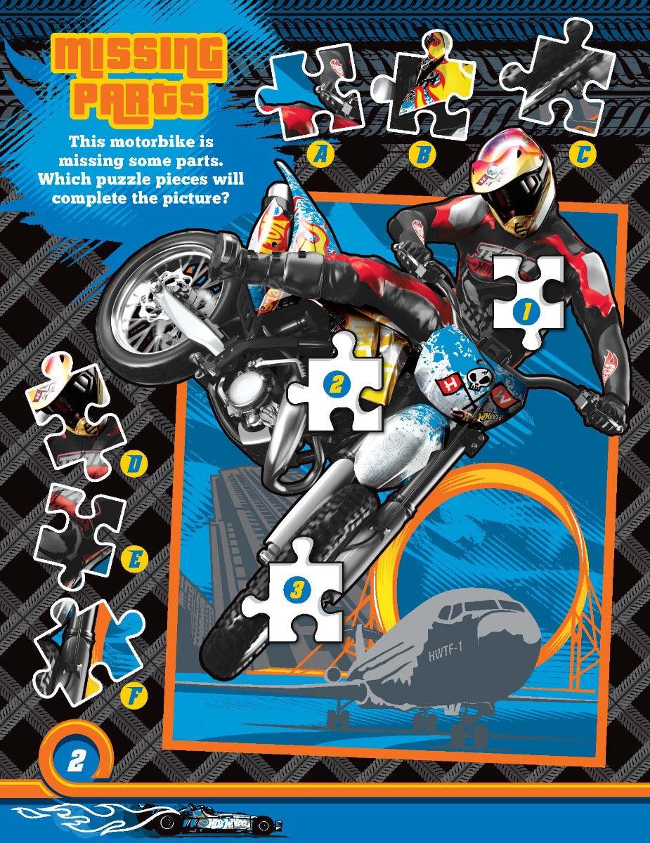 Hot Wheels Activity Book with Stickers - An Activity Book for Kids Ages 2+ (English)