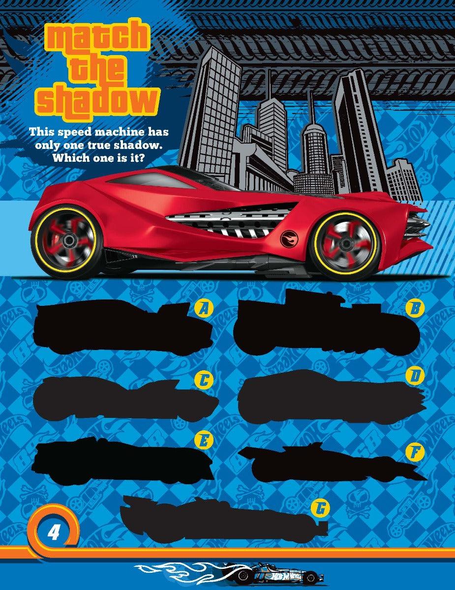 Hot Wheels Activity Book with Stickers - An Activity Book for Kids Ages 2+ (English)