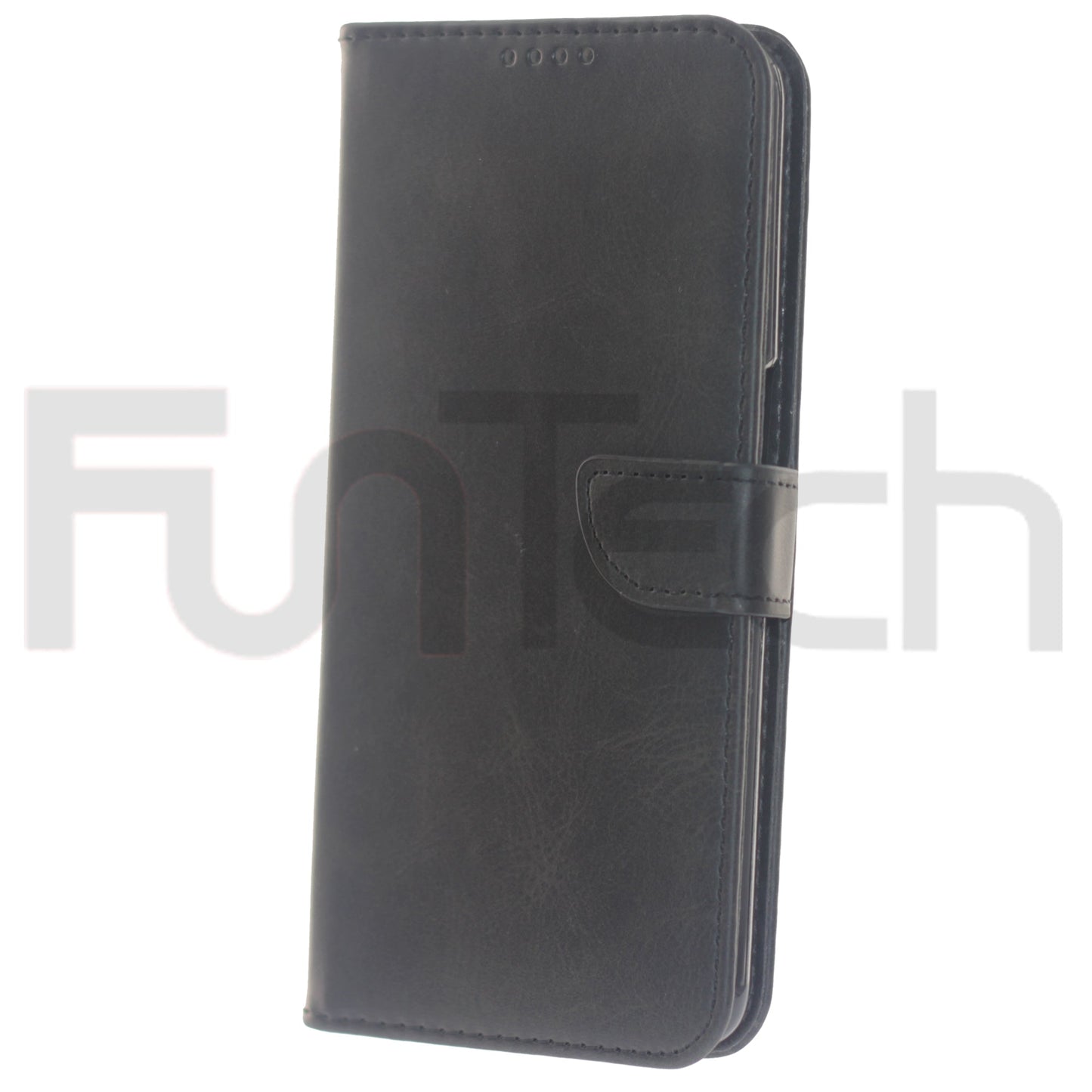 Oppo Find X3 Light 5G, Leather Wallet Case, Color Black.