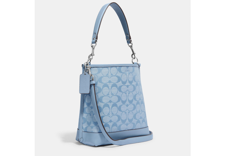 Coach Outlet Mollie Bucket Bag 22 In Signature Chambray