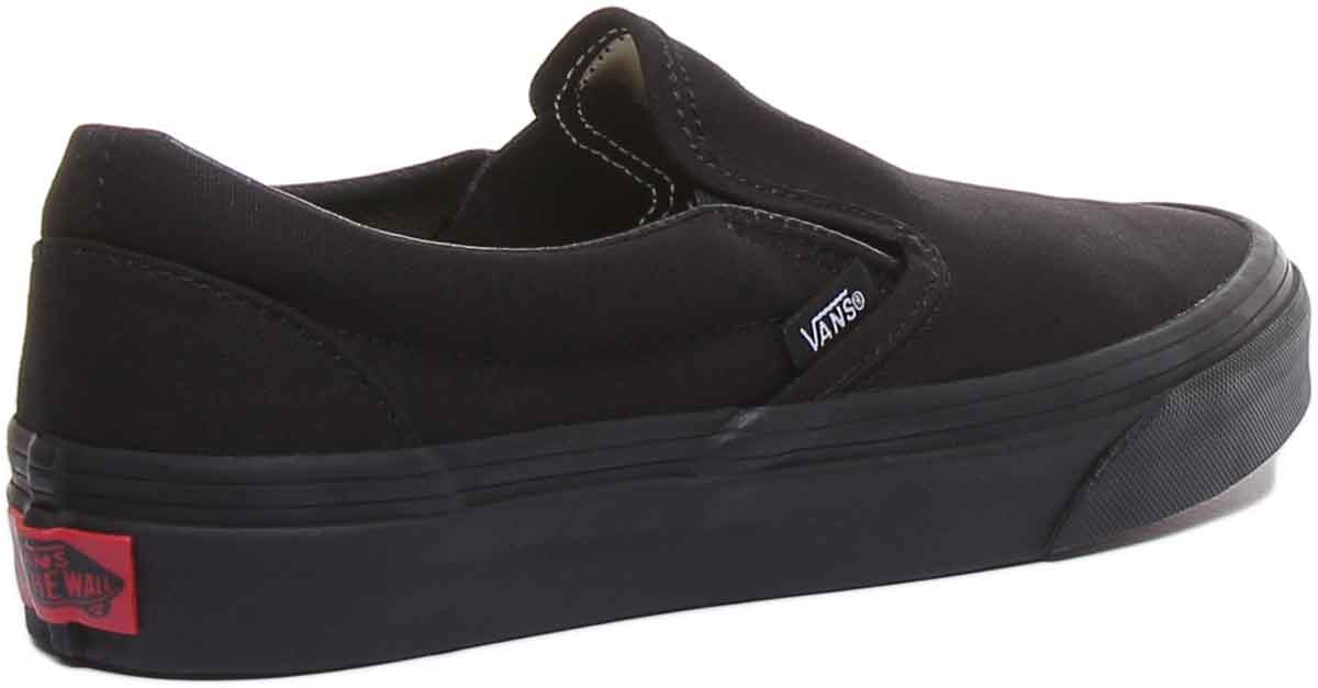 Vans Classic Classic Slipon In Black Black For Women