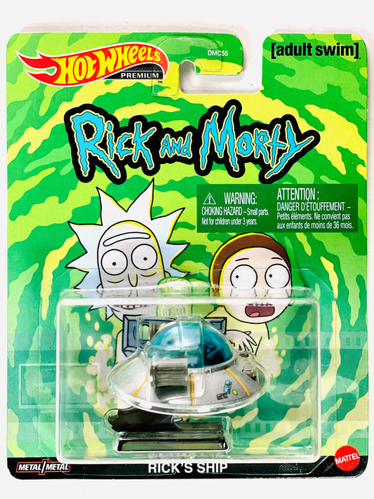 Hot Wheels 2023 Retro Entertainment Case Q Rick and Morty Rick's Ship