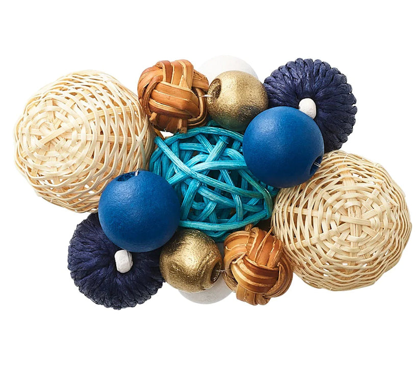 Islands Rattan Napkin Ring Sets