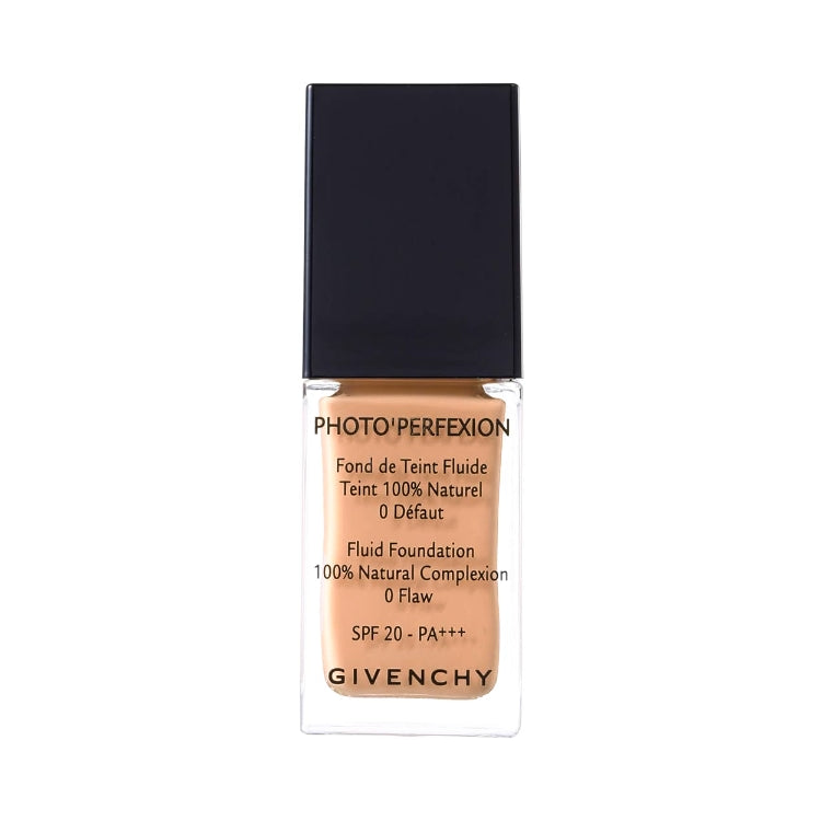 Givenchy - Photo'Perfexion - Fond De Teint Fluide Teint 100% Naturel 0 Défaut - Fluid Foundation 100% Natural Complexion 0 Flaw - SPF 20 - PA+++